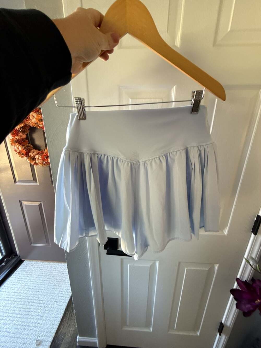 Offline by Aerie Skort Size XL Light Blue Ruffled Active Tennis Skirt - Picture 3 of 7